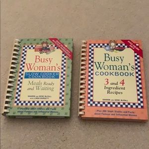 Set of 2: Busy Woman’s Cookbooks